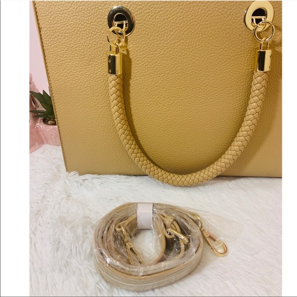 Vegan Rope Handle Handbag - Picture 4 of 8